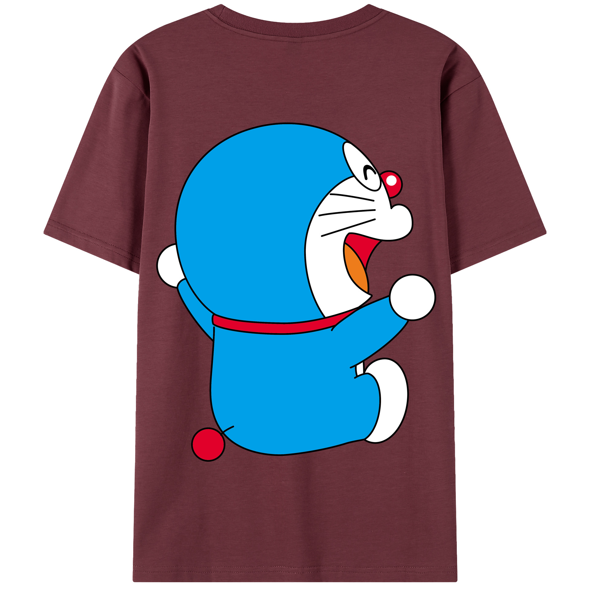 （画像用） ドラえもん Doraemon 綿100％半袖Tシャツ（背面プリント）